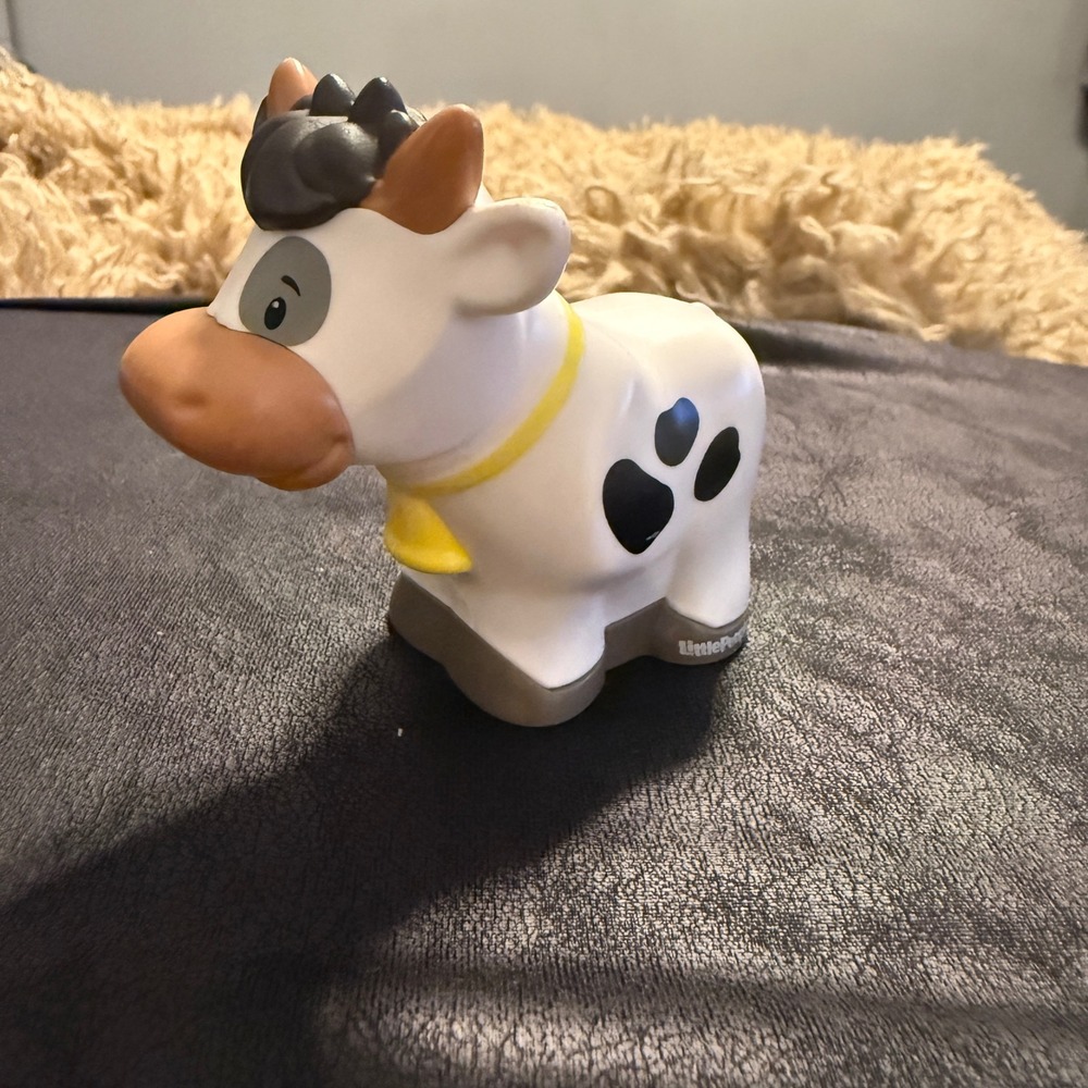 Fisher-Price Little People Cow Kids OS White‎ Good Farm  2018